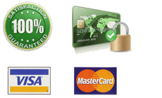 Our online secure ordering system uses SSL Encryption | 100% Satisfaction guarantee
